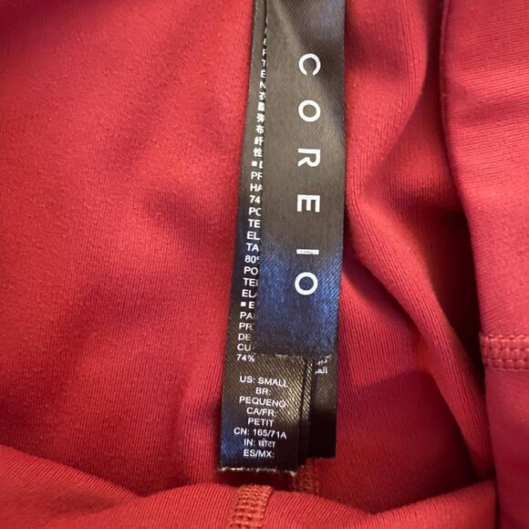 Core 10 Red Activewear Leggings Joggers Running Gym Yoga - Size Women's Small - Picture 3 of 9
